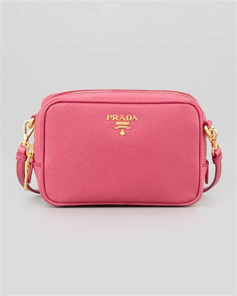 prada crossbody zip saffiano leather mini pink cross grain|prada crossbody handbags.